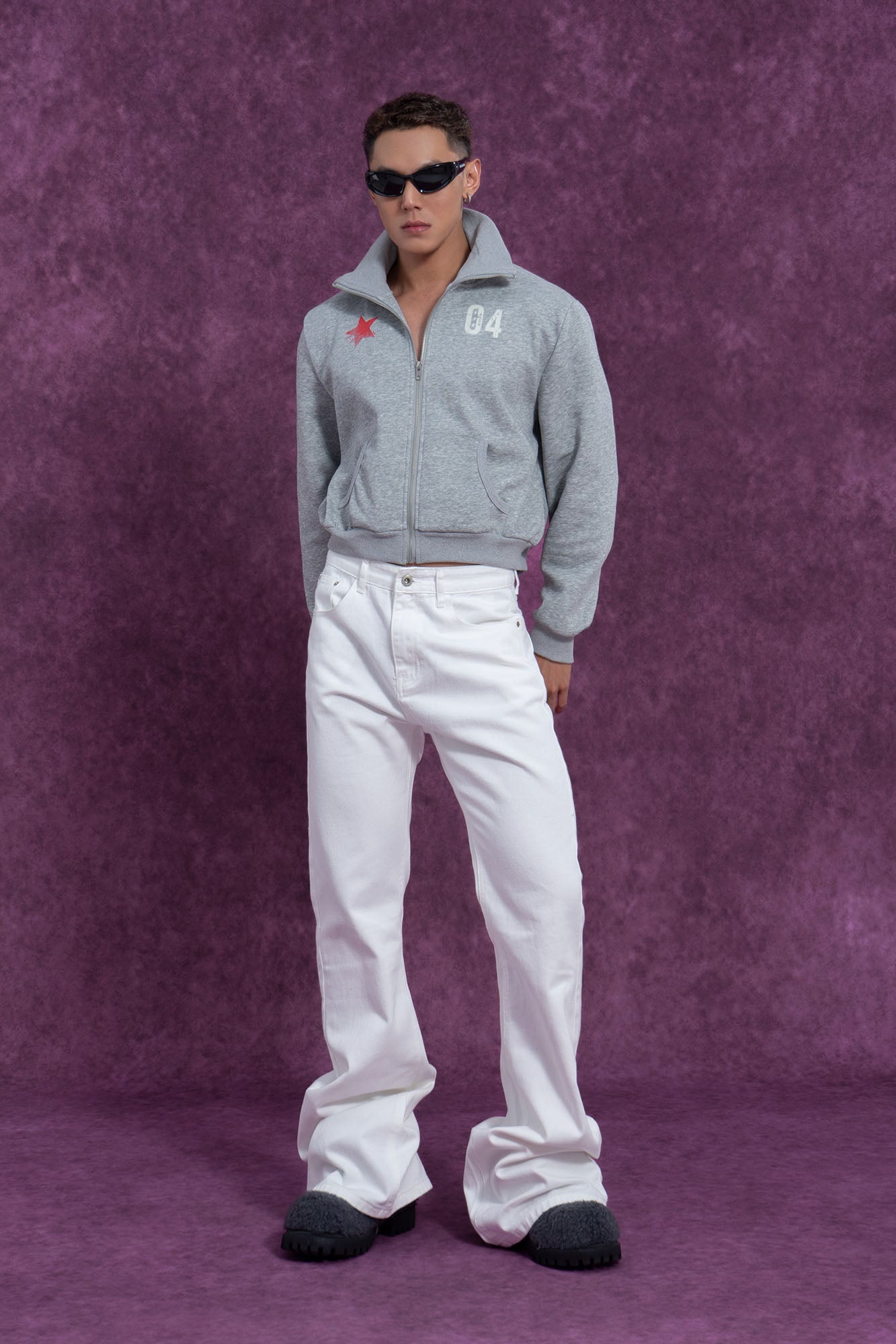 CLP Essential Slim Flared Jeans-Jeans-S-White-Free Shipping Leatheretro