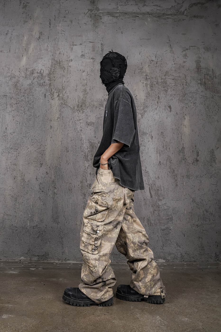 UNDERWATER Multi-Pocket Desert Cargo-Pants-S-Free Shipping Leatheretro