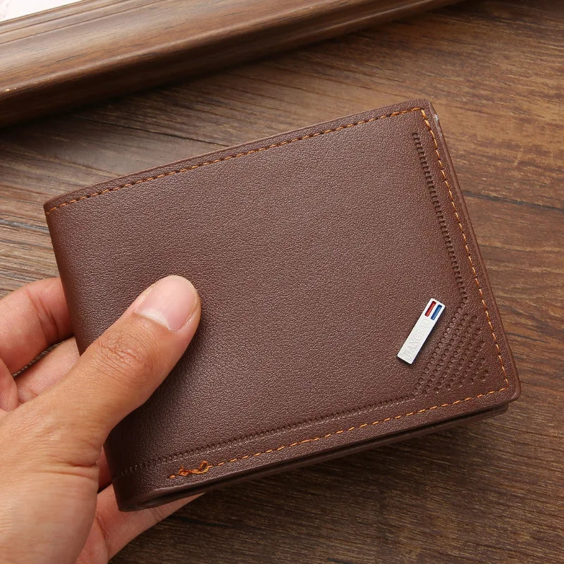 Luxury Handmade Leather Bifold Wallet - Vintage Premium Money Bag-Wallets & Money Clips-Black-Free Shipping Leatheretro