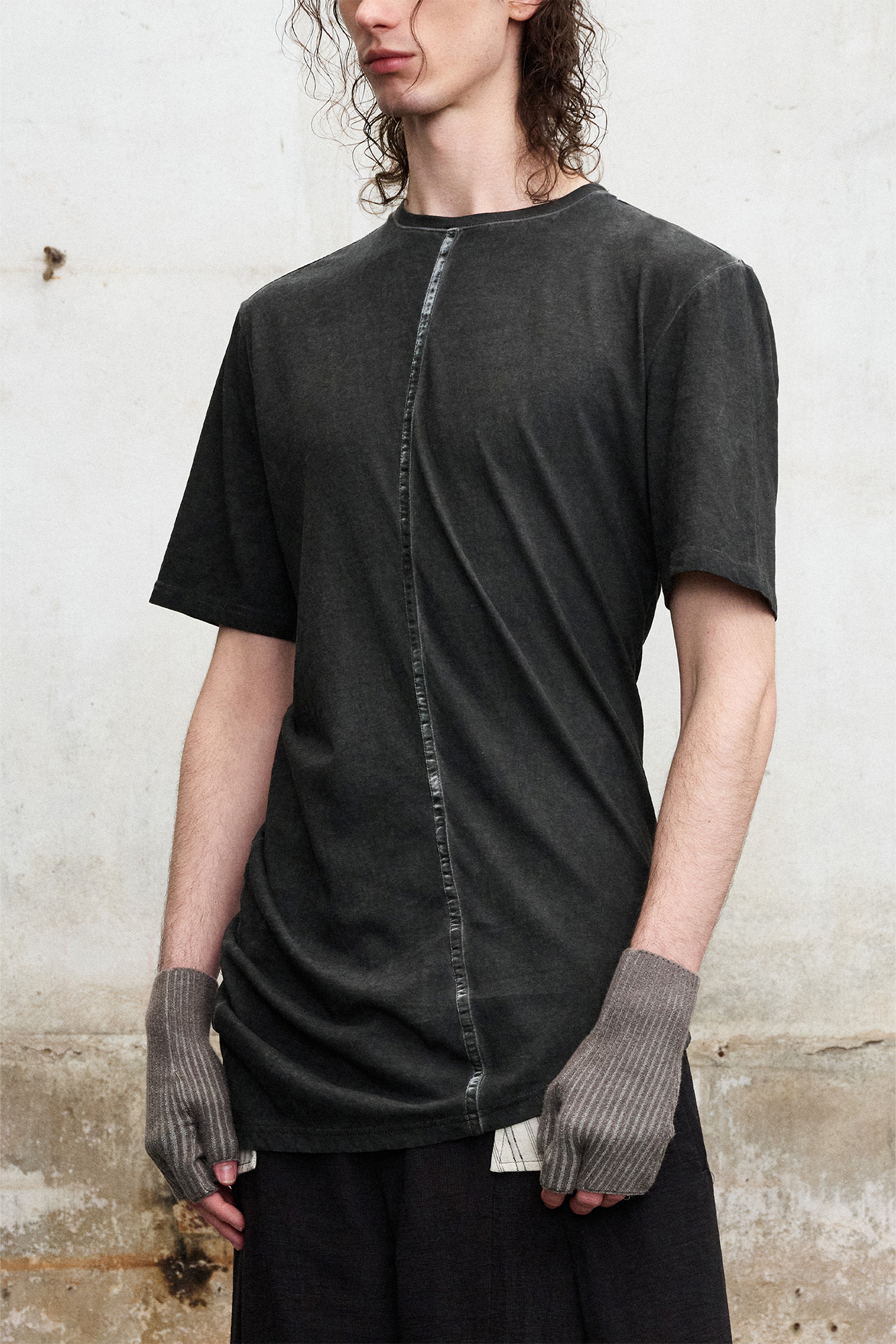 ILNya Nieternite Nifutur Washed Spliced T-Shirt-T Shirt-S (0)-Free Shipping Leatheretro
