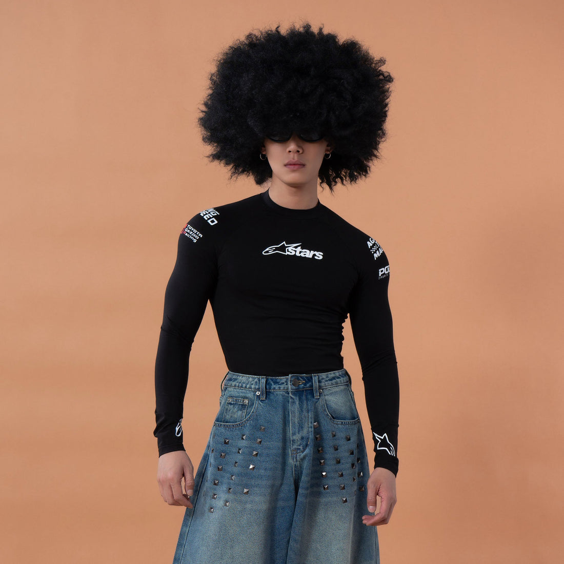 CLP Racing Compression Slim Long-Sleeve Tee-L/S Tee-M (Preorder)-Free Shipping Leatheretro