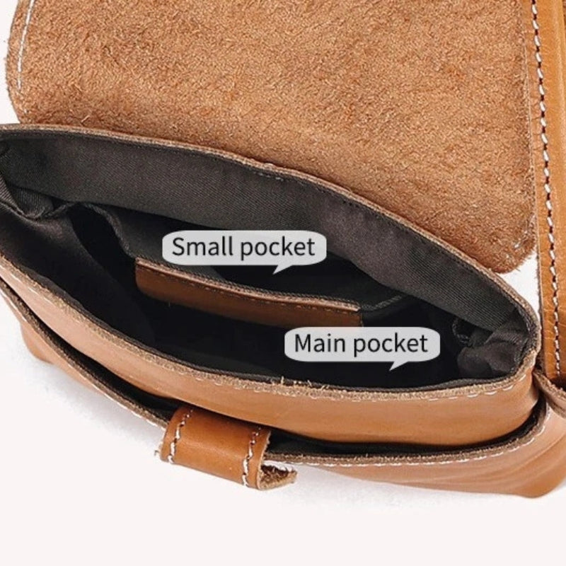 Women Trendy Leather Mini Crossbody Bag - Minimalist Phone Satchel Bags-Crossbody Bag-Blue-Free Shipping Leatheretro