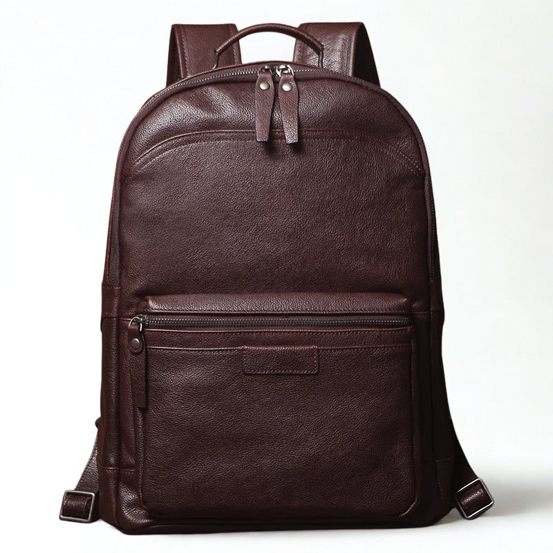 Luxury Leather Laptop Travel Backpack - Premium Professional Business Backpacks-Backpacks-Brown-Free Shipping Leatheretro