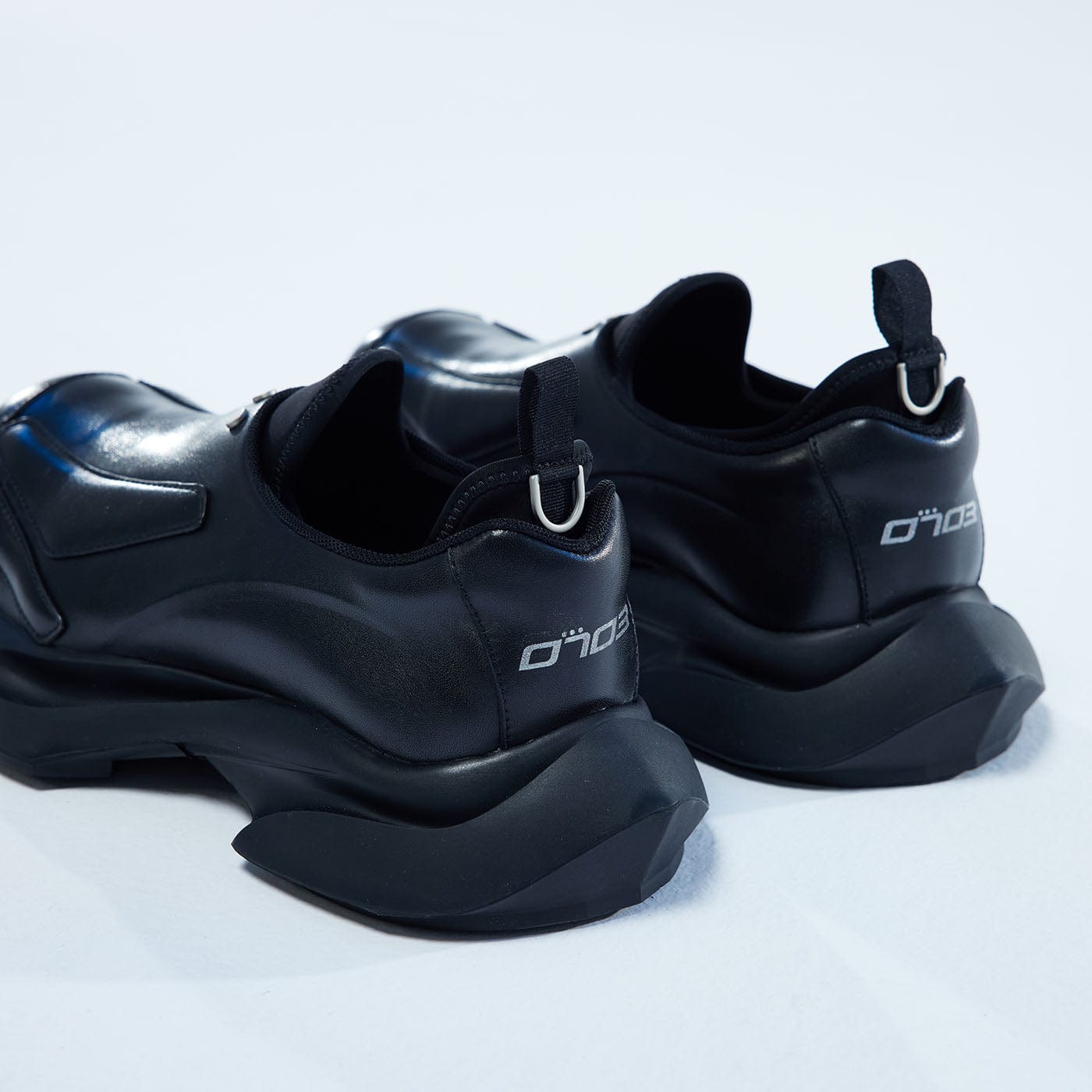 WHISTLEHUNTER x Oto3 Logo Derby Shoes-Shoes-36-Free Shipping Leatheretro