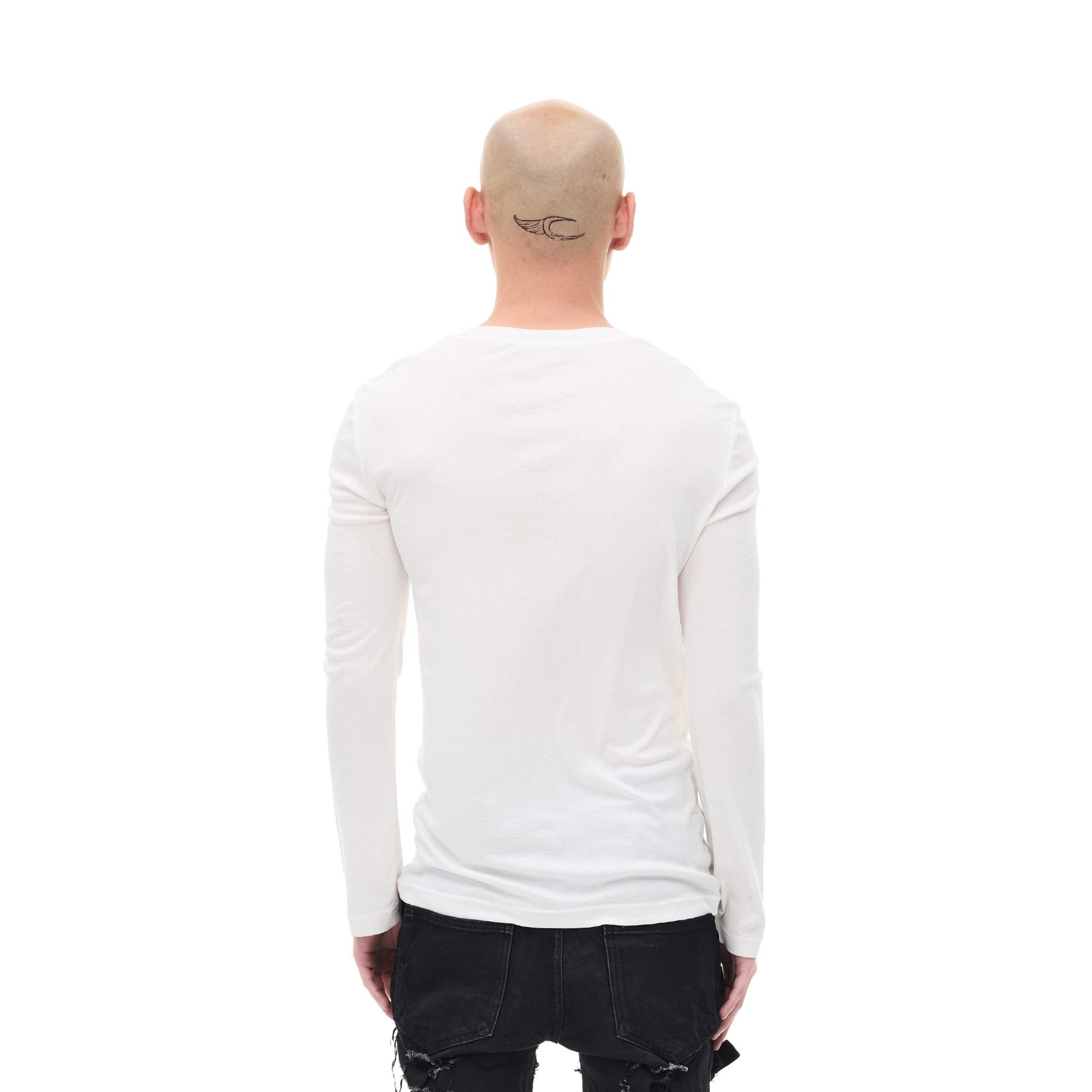 WHISTLEHUNTER Graphic Slim-Fit Stretchable Long-Sleeve Tee-L/S Tee-S-Gray-Free Shipping Leatheretro