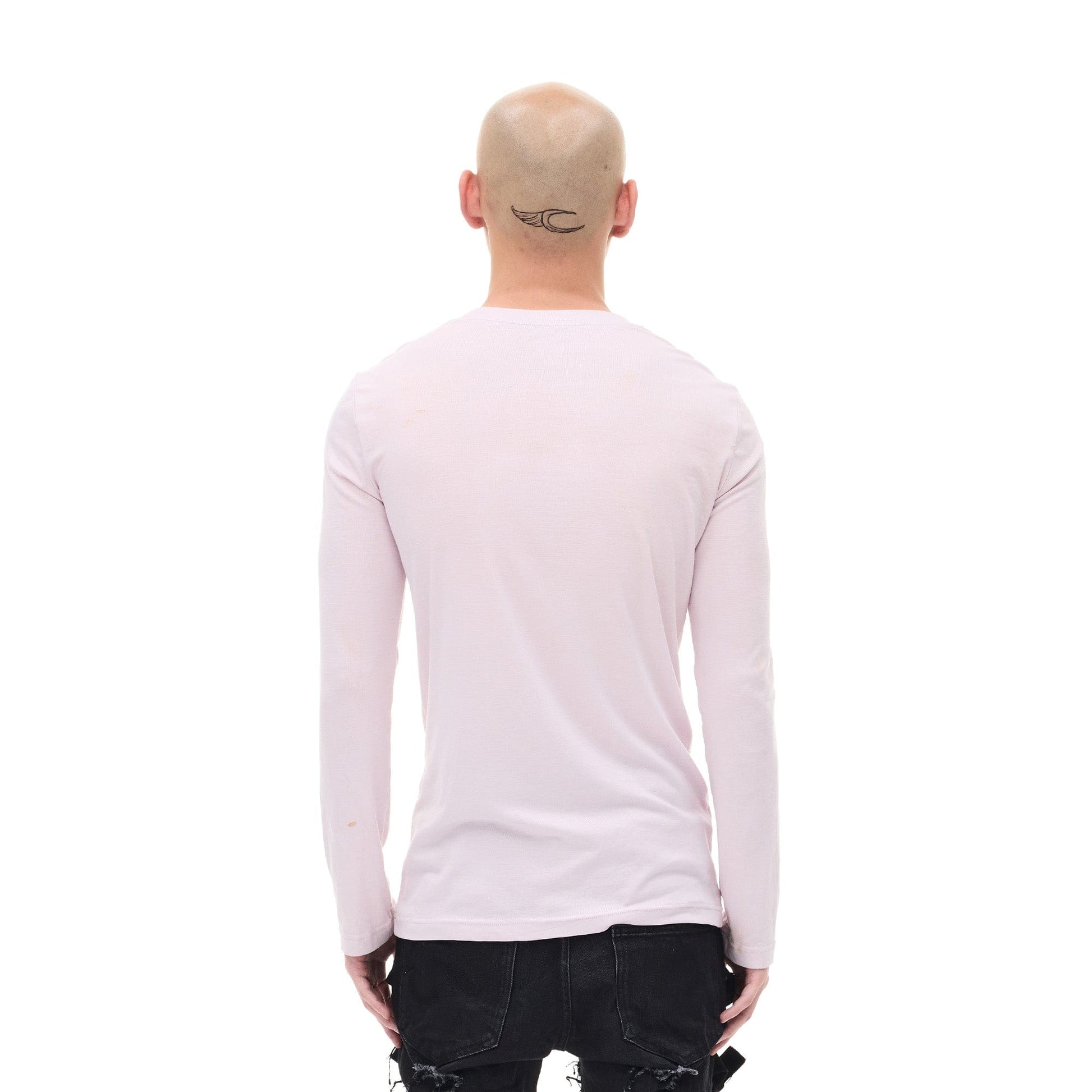 WHISTLEHUNTER Graphic Slim-Fit Stretchable Long-Sleeve Tee-L/S Tee-S-Gray-Free Shipping Leatheretro