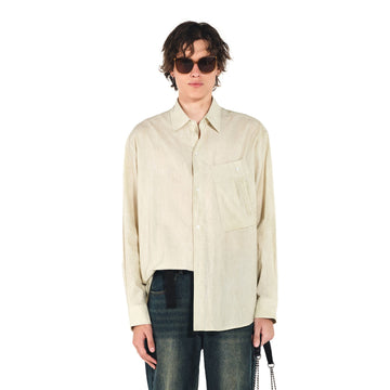 OVERLAPS Essential Crinkled Pocket Shirt-Shirt-S-Free Shipping Leatheretro