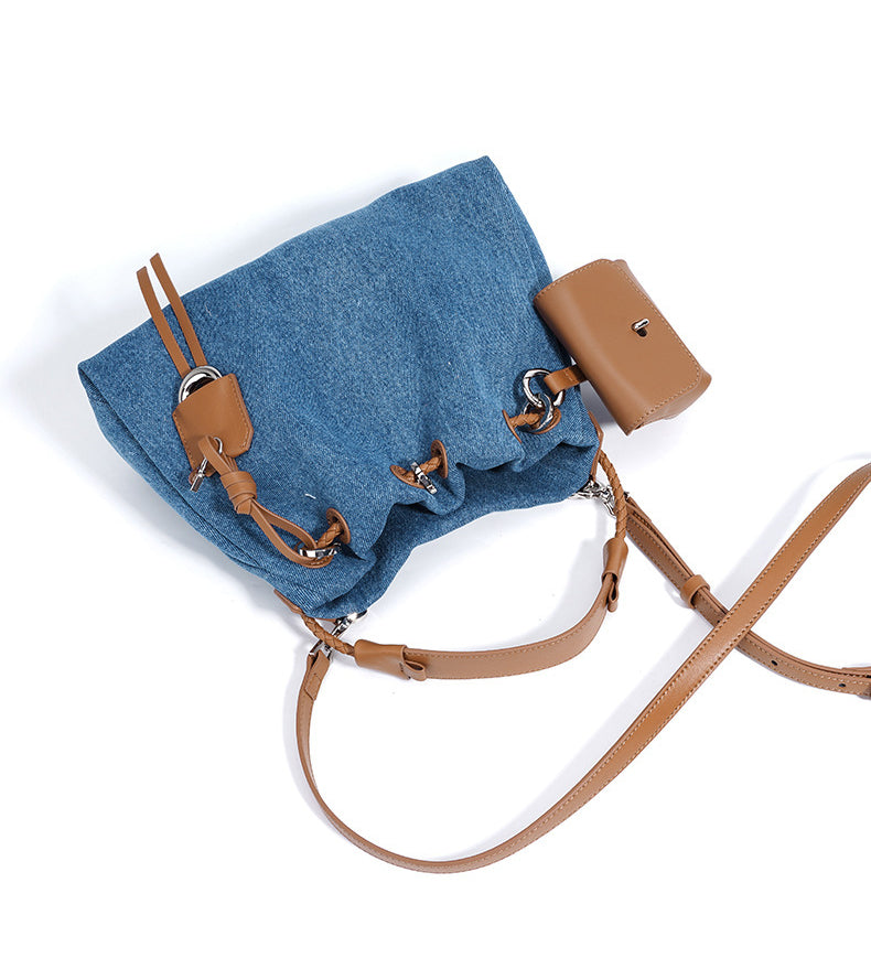 Summer Denim Shoulder Bag-Shoulder Bags-A-Free Shipping Leatheretro