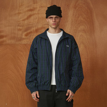 PMW Retro Plaid Utility Jacket-Jacket-S-Free Shipping Leatheretro