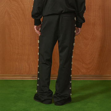 PMW Pearl-Embellished Track Pants-Pants-S-Free Shipping Leatheretro