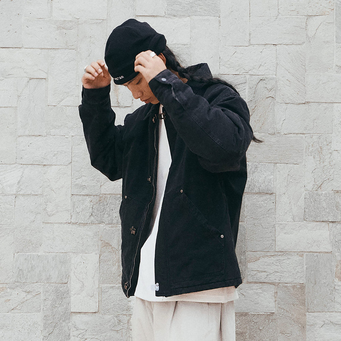 PMW Retro Washed Utility Jacket-Jacket-S-Free Shipping Leatheretro