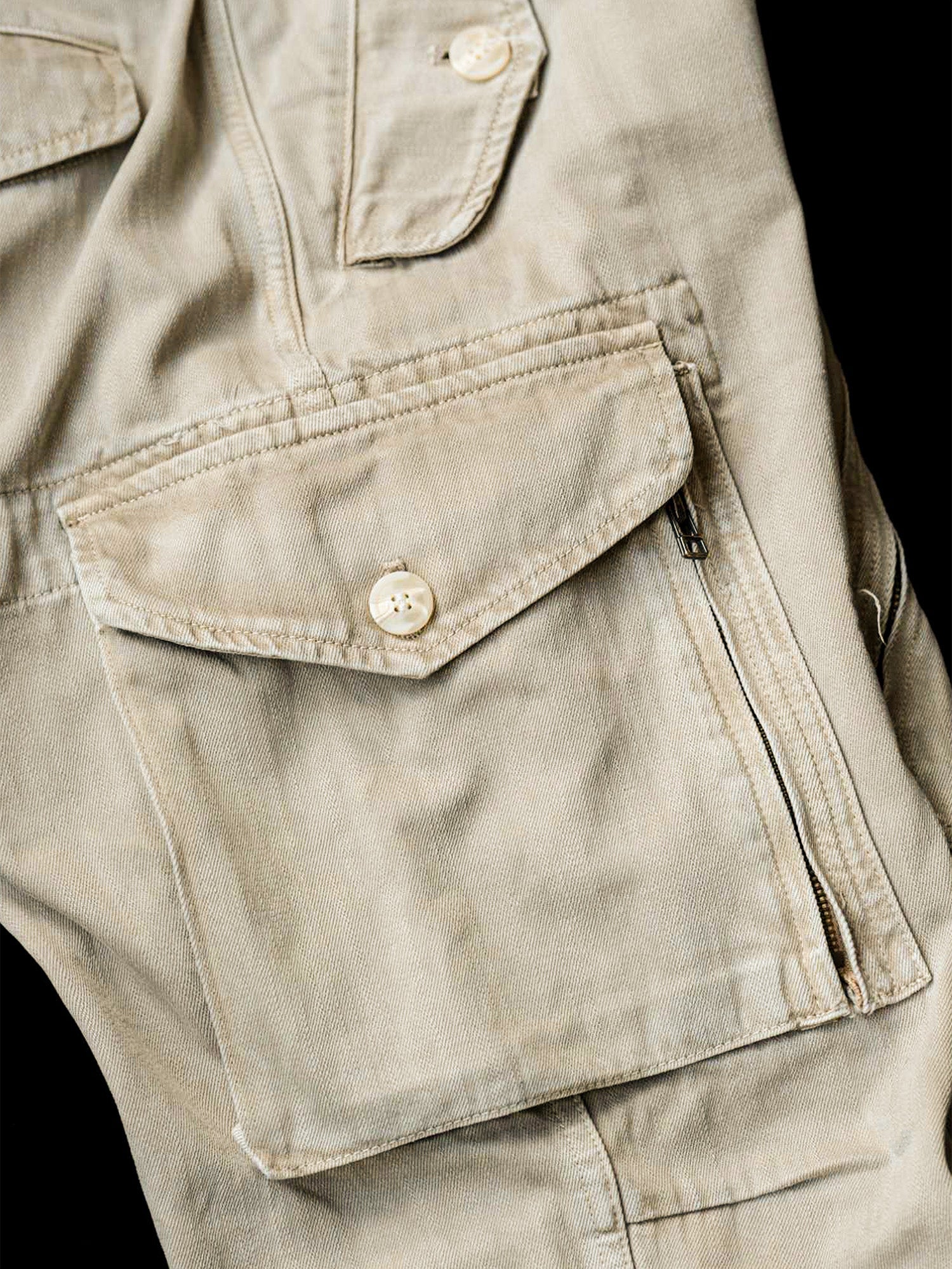 NEIGBORL Retro Washed Cargo Pants-Pants-S-Green-Free Shipping Leatheretro