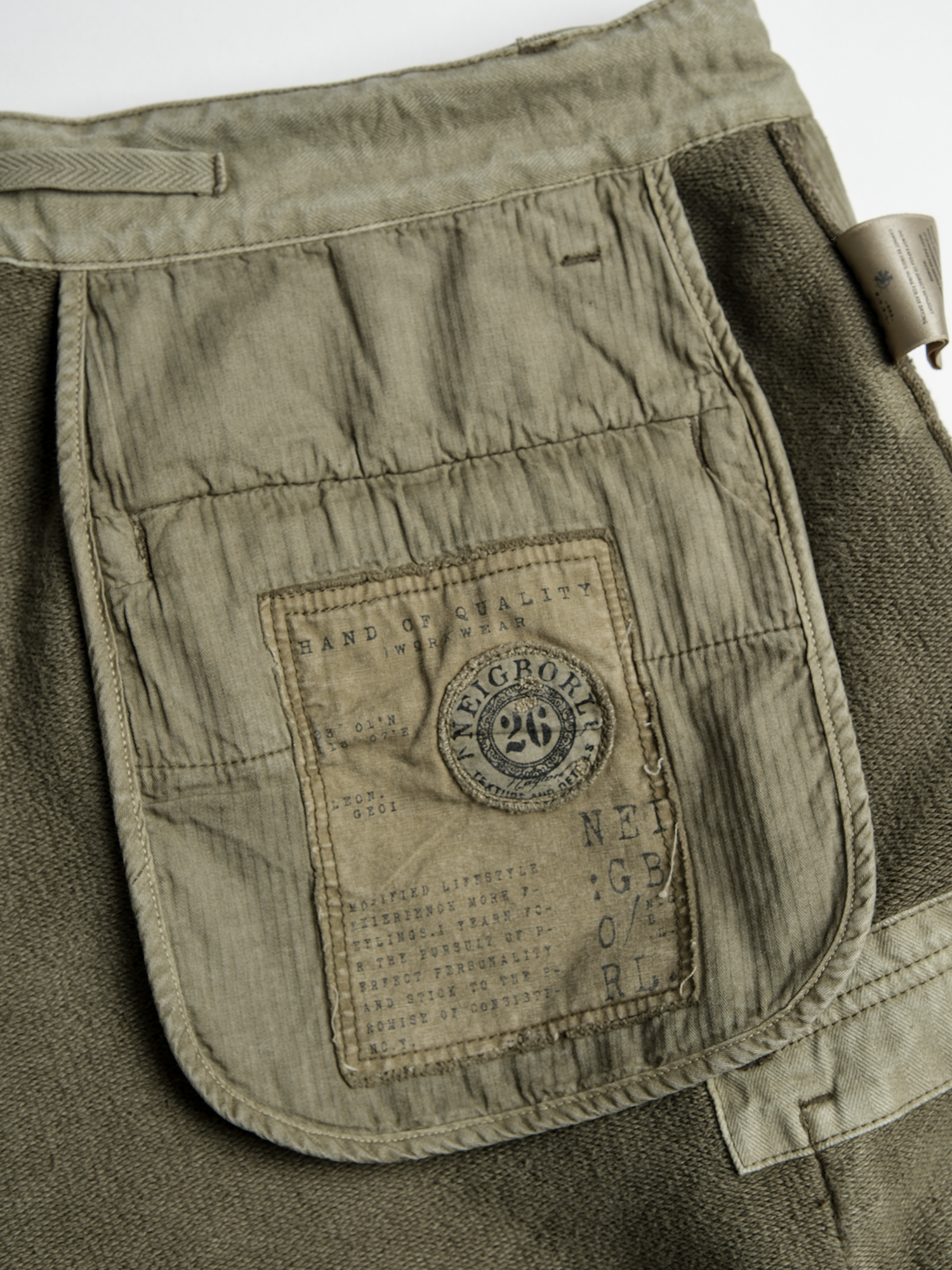 NEIGBORL Utility Multi-Pocket Drawstring Sweat Shorts-Shorts-S-Free Shipping Leatheretro