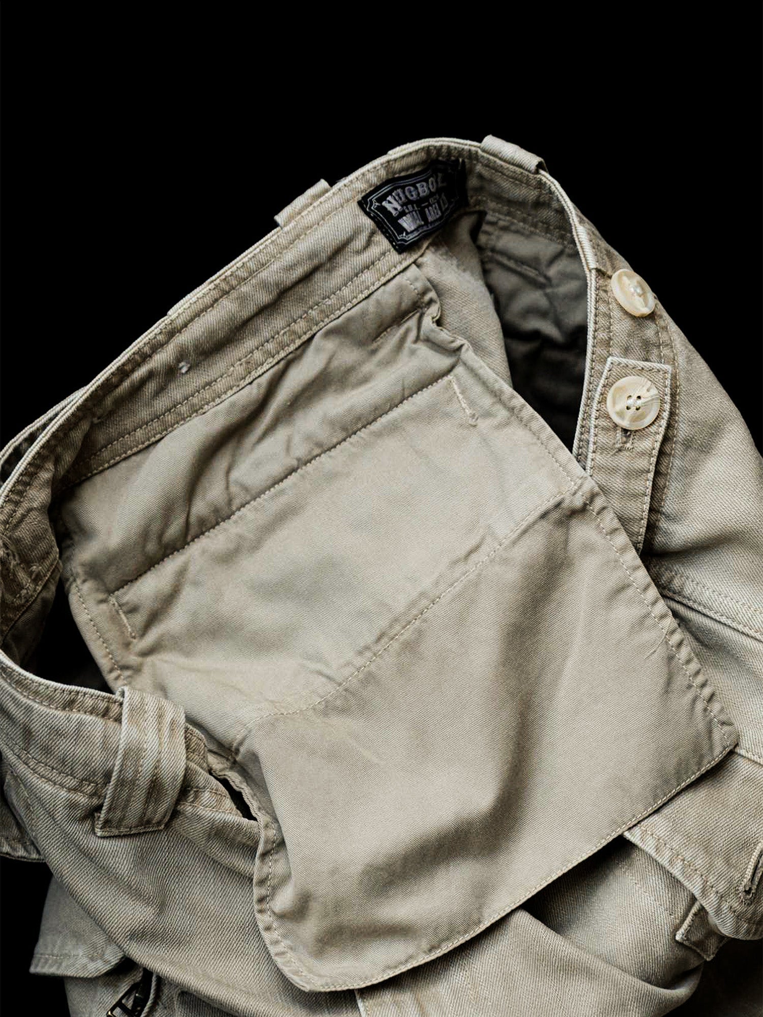 NEIGBORL Retro Washed Cargo Pants-Pants-S-Green-Free Shipping Leatheretro