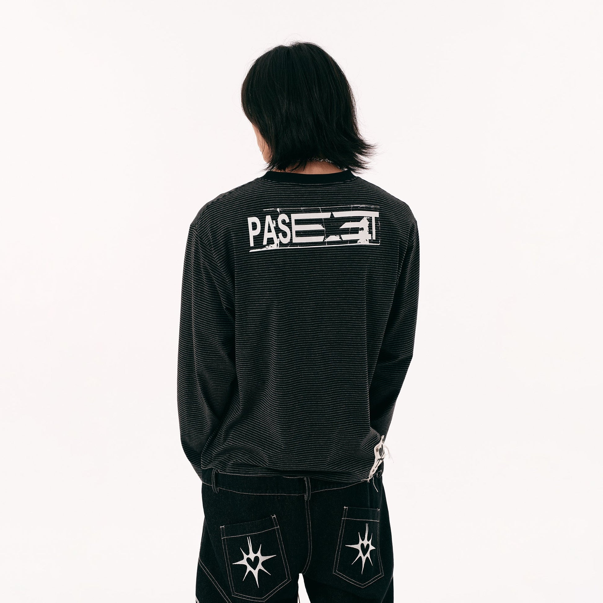PASET Gothic Graphic Long-Sleeve Tee-L/S Tee-S-Free Shipping Leatheretro