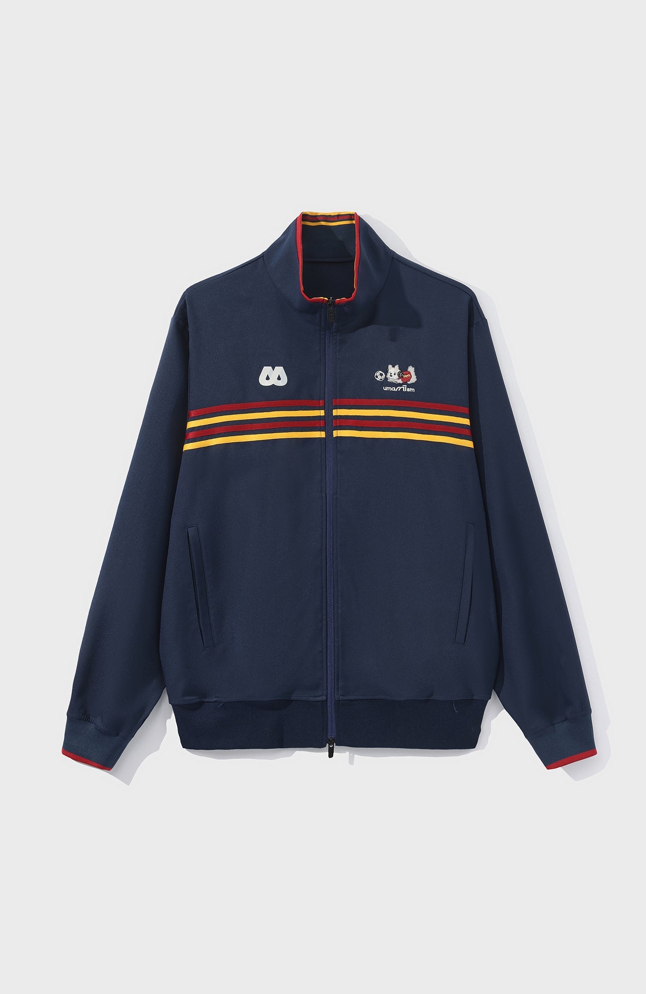 UMAMIISM Retro Striped Track Jacket-Jacket-XS (Preorder)-Dark Blue-Free Shipping Leatheretro