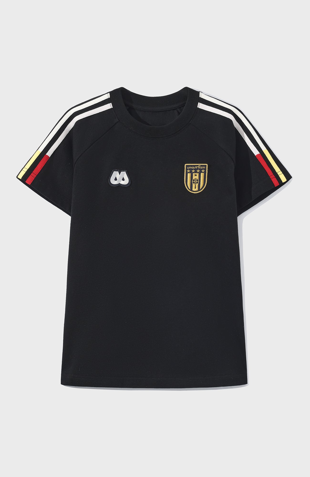 UMAMIISM Contrast Stripe Jersey Tee-T Shirt-XS-Dark Blue-Free Shipping Leatheretro