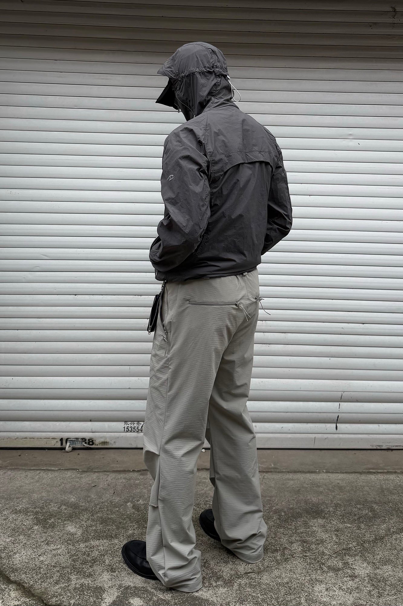 CATSSTAC Curved-Panel Softshell Straight-Leg Pants-Pants-M (Preorder)-Light Gray-Free Shipping Leatheretro