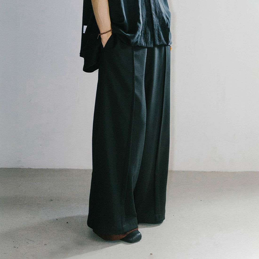 ALVNG AR ANTS Tie-Dye Reversible Wide-Leg Drawstring Pants-Pants-S-Free Shipping Leatheretro