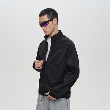 CATSSTAC Utility Dual-Zip Stand Collar UV Protection Jacket-Jacket-Black-M-Free Shipping Leatheretro