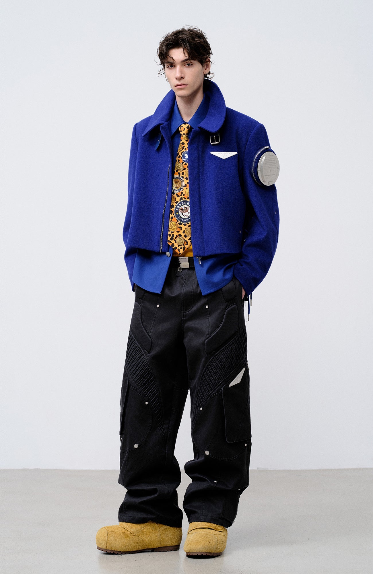 FACEONLAB Futuristic Multi-Pocket Utility Trousers-Pants-M-Free Shipping Leatheretro
