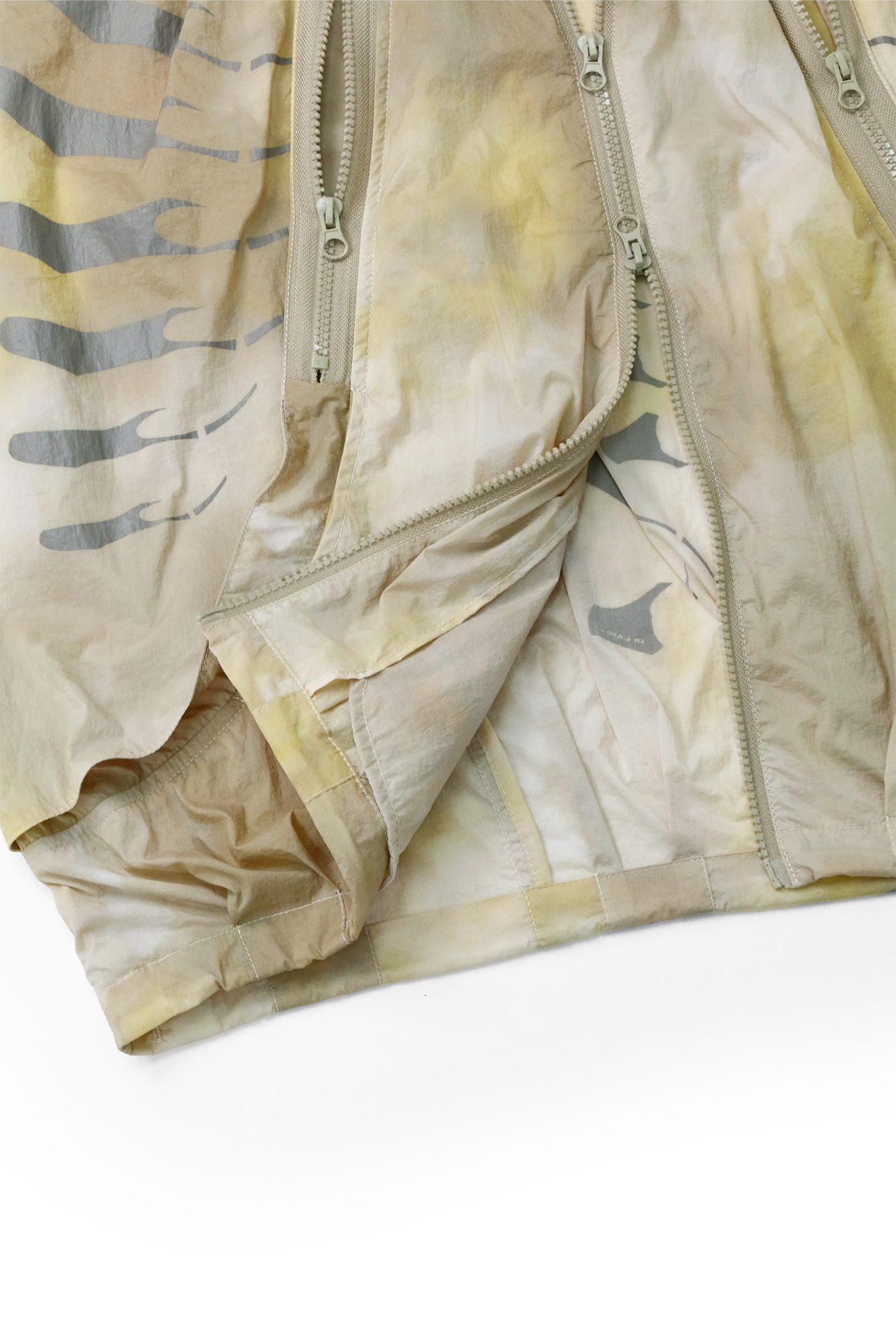 RELABEL Acid-Wash Balloon Hem Hooded Jacket Yellow-Jacket-XS (Preorder)-Free Shipping Leatheretro