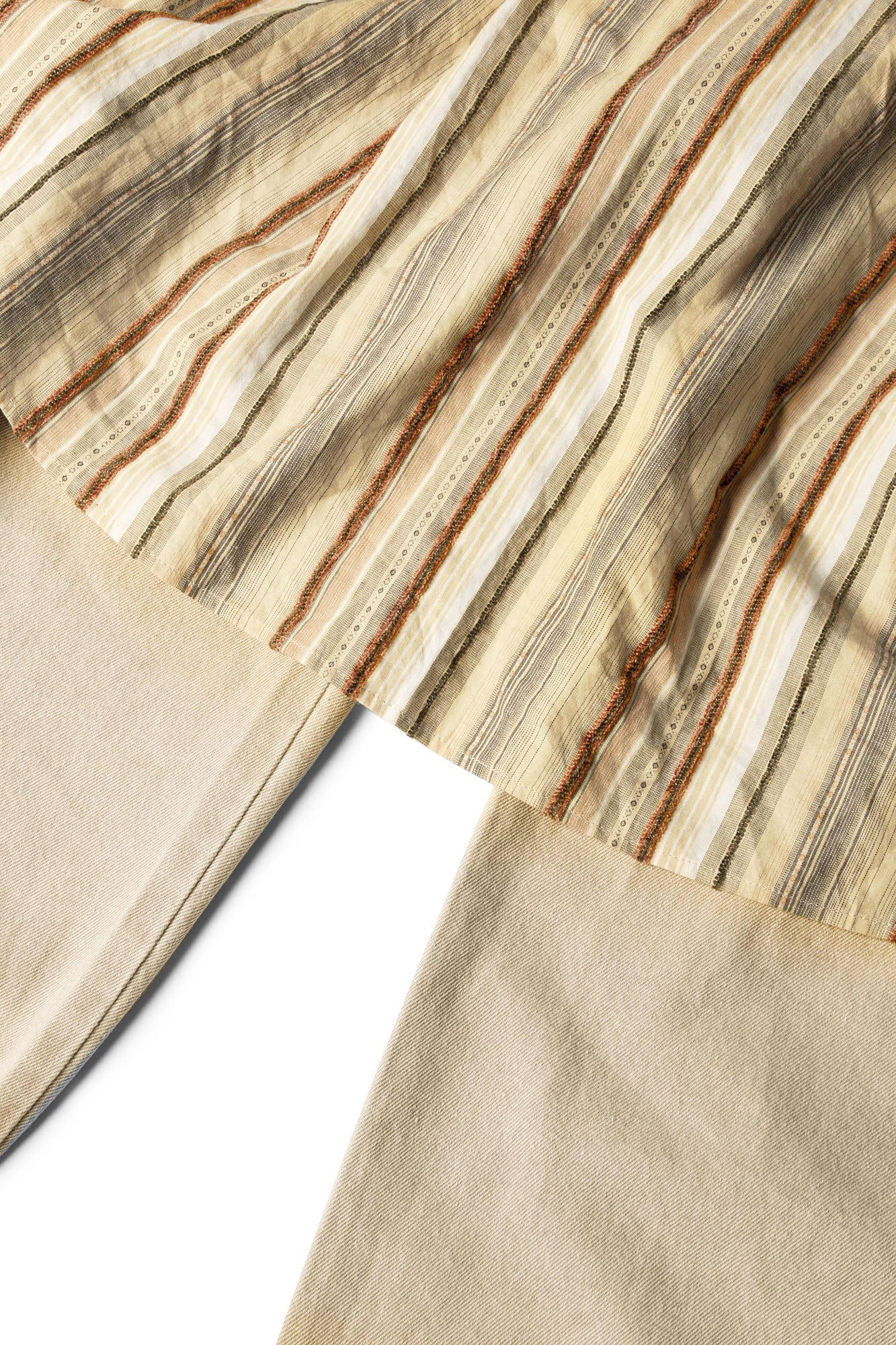 RELABEL Detachable Drape Drawstring Baggy Jeans Brown-Jeans-XS-Free Shipping Leatheretro