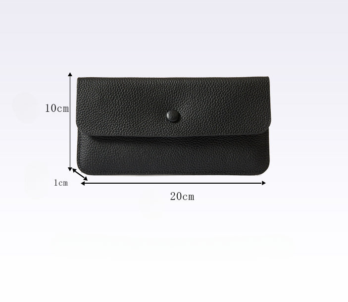 Long Leather Wallet for Women-Handbags, Wallets & Cases-yellow-Free Shipping Leatheretro