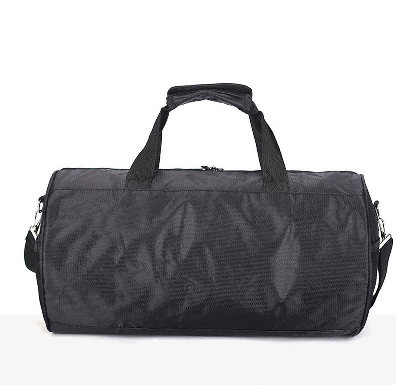 Men's Durable Nylon Gym Bag-Duffle Bag-Black-Free Shipping Leatheretro
