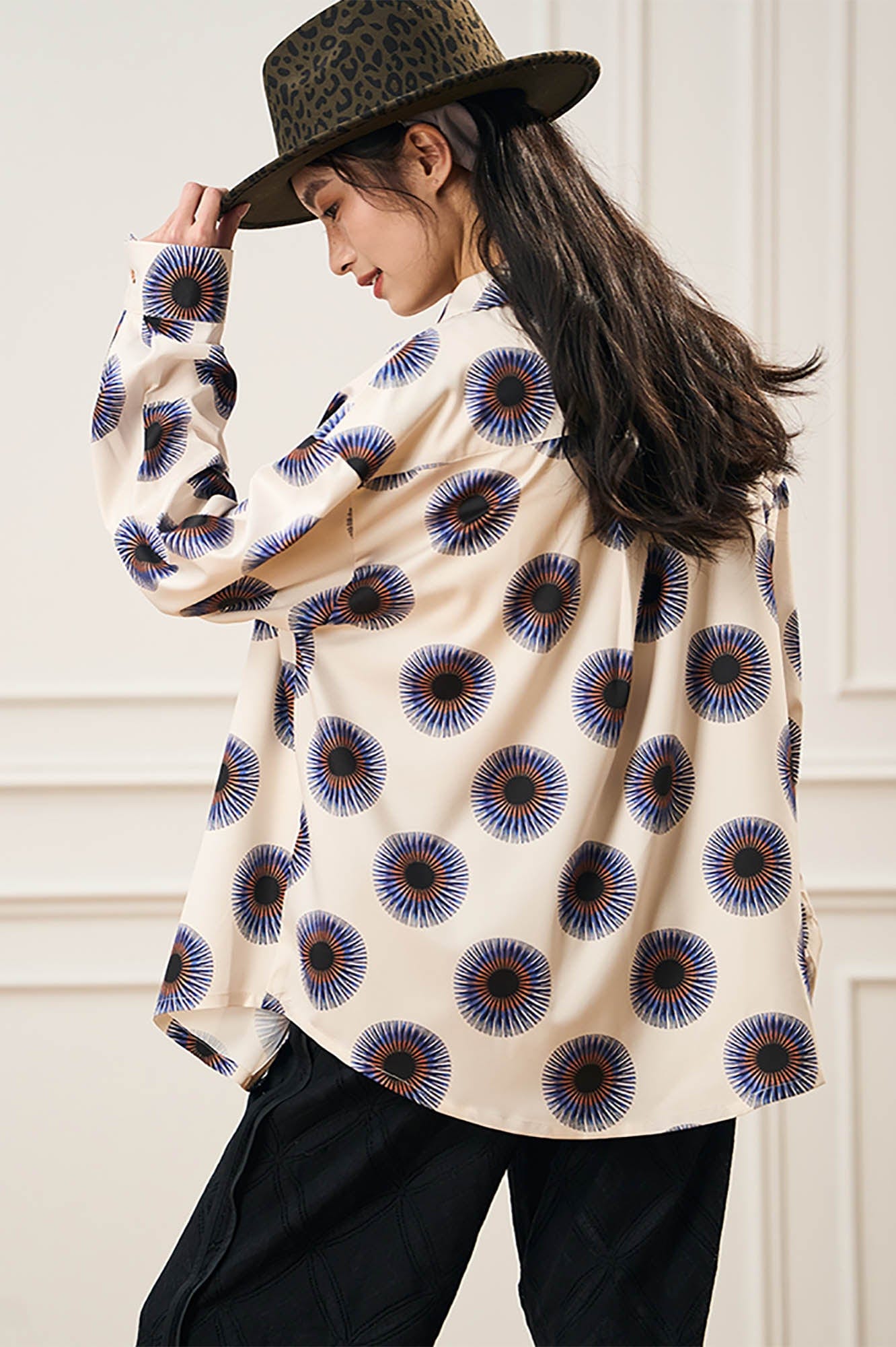 EPIC POETRY Radial Eye Cuban Half Shirt & Shirt-Half shirt-S-Short-Free Shipping Leatheretro