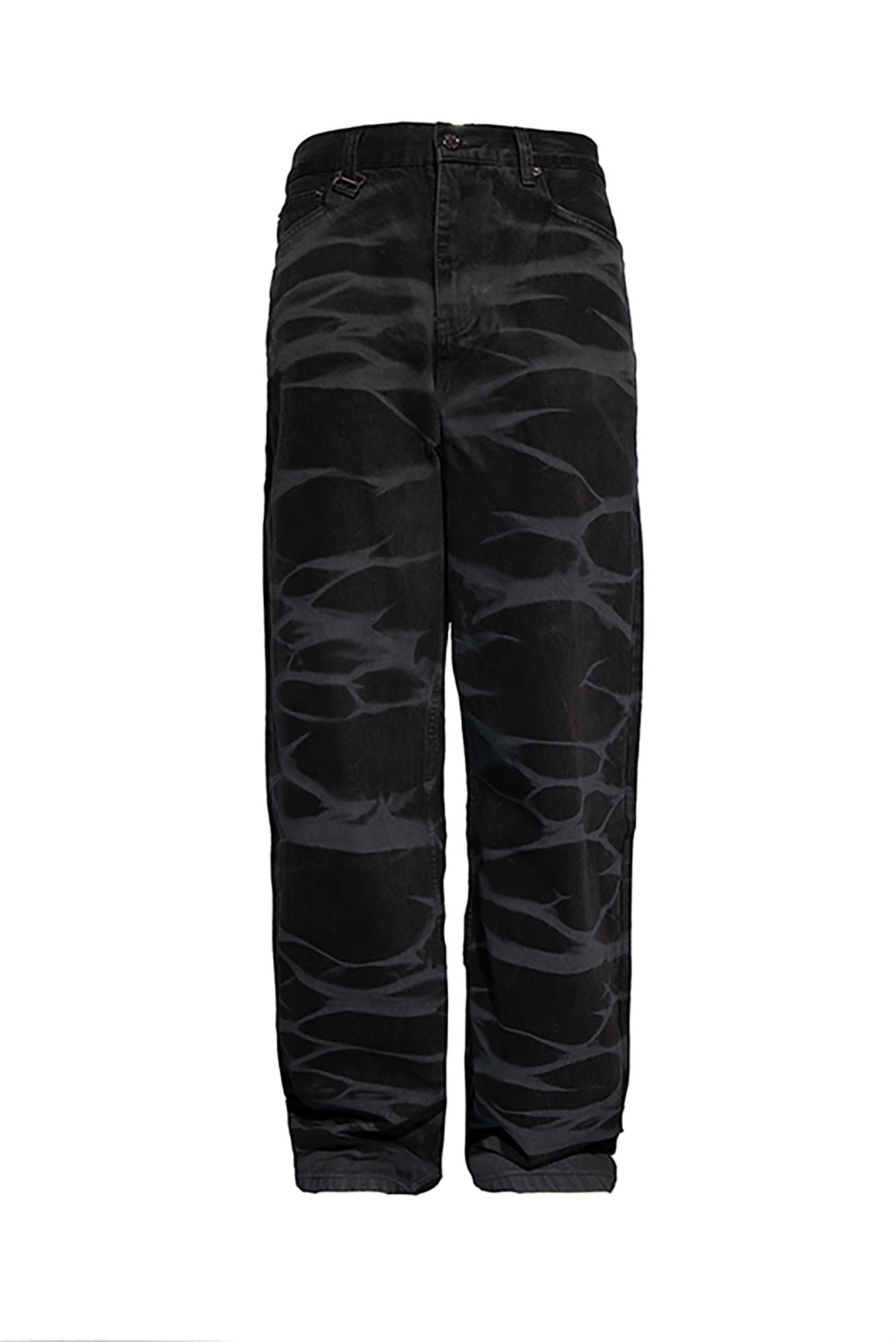 BLACK8MOB Smoke Ripple Baggy Jeans-Jeans-S-Free Shipping Leatheretro