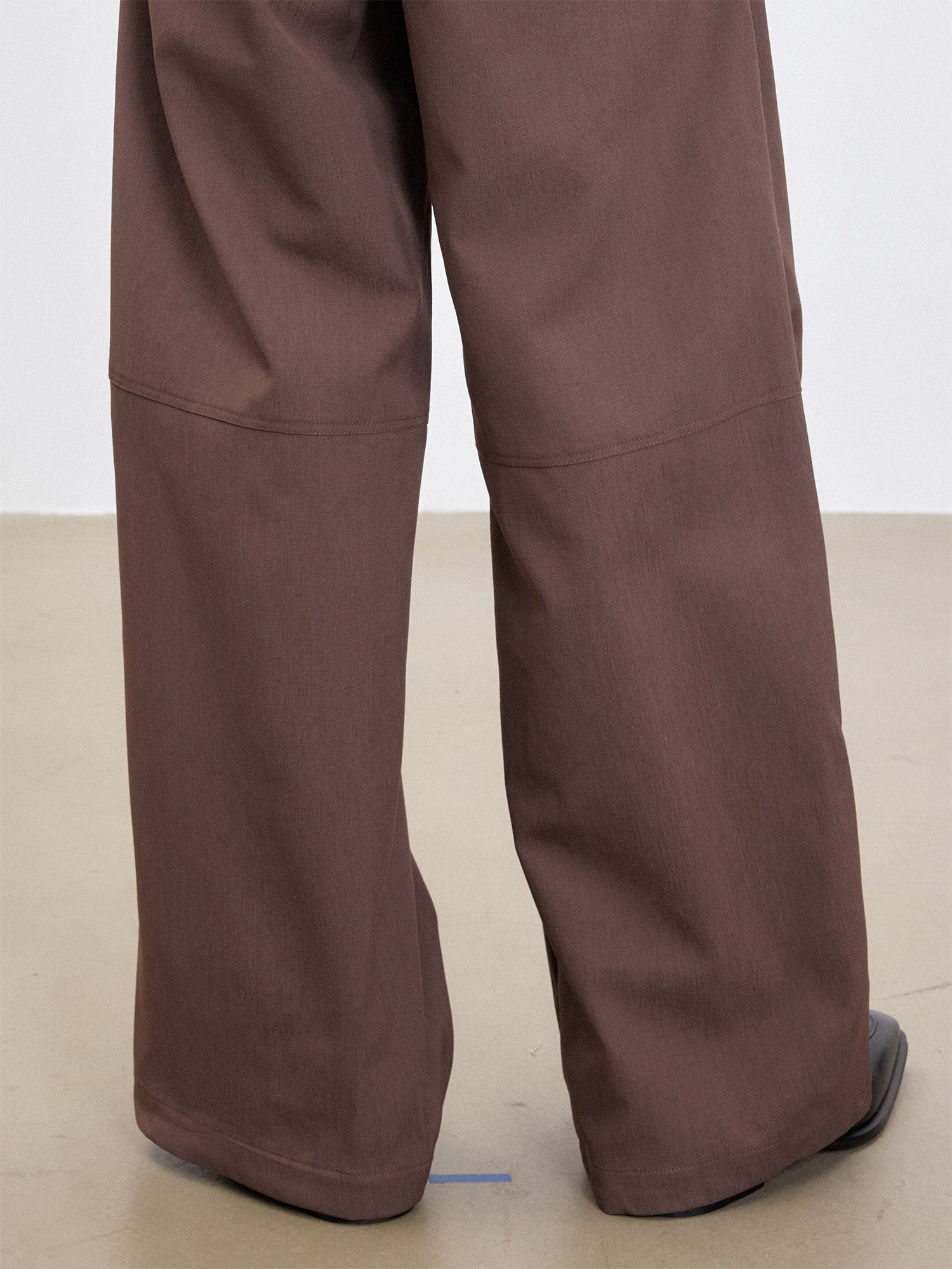 TUIMU Double-Pleat Curved Trousers-Pants-S (Preorder)-Free Shipping Leatheretro