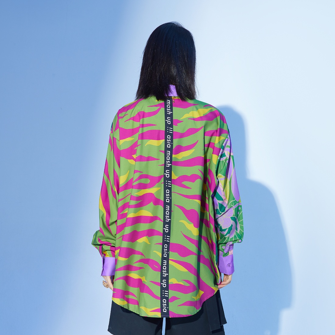 MASH UP ASIA Abstract Botanical Graphic Shirt-Shirt-S-Free Shipping Leatheretro