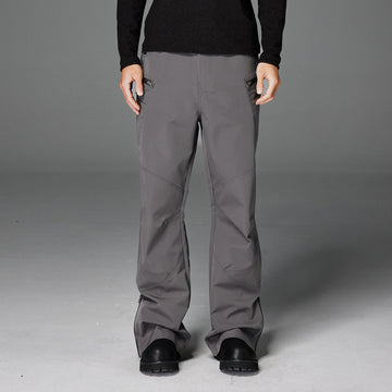 CATSSTAC Tech Panel Zip-Hem Waterproof Pants-Pants-M-Gray-Free Shipping Leatheretro