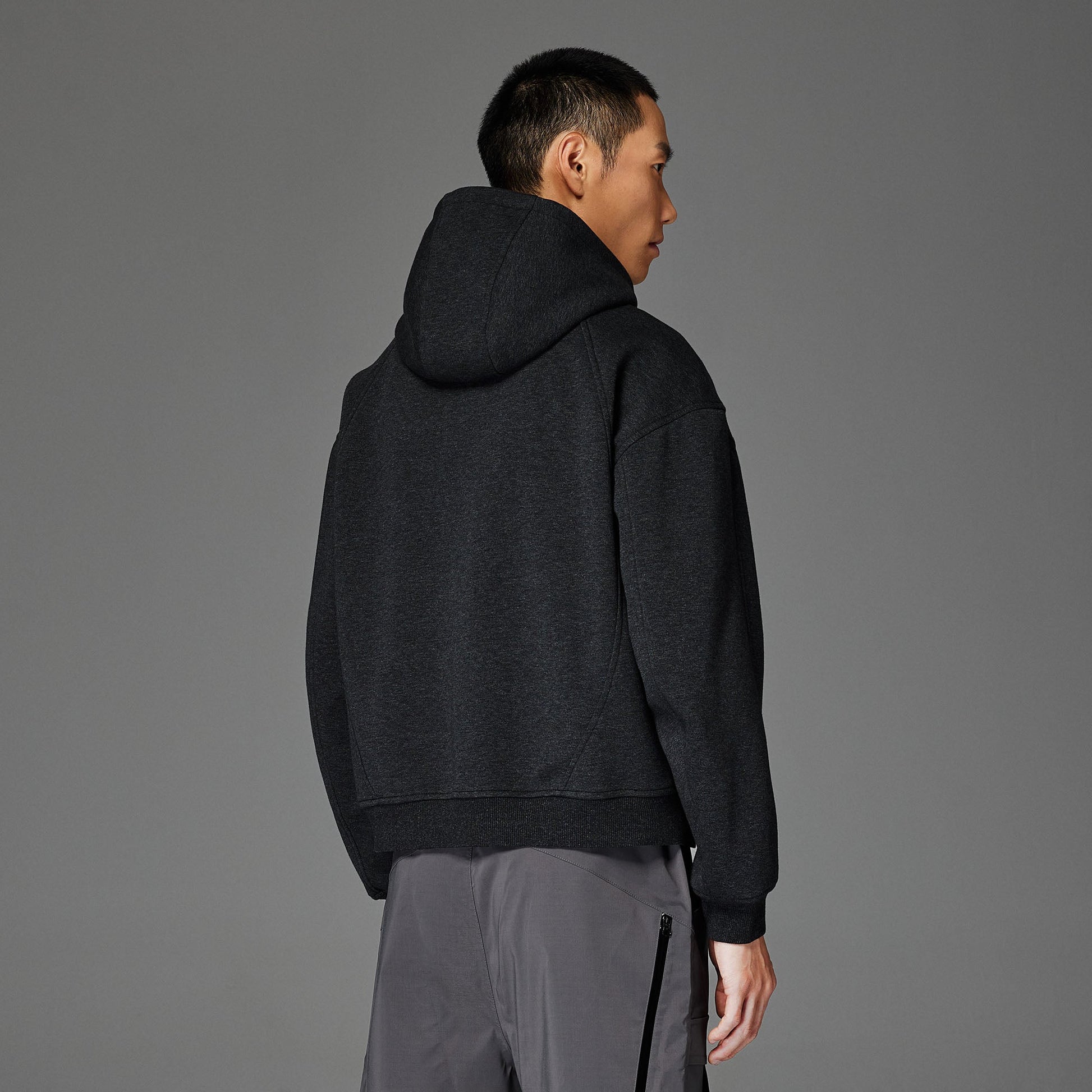 CATSSTAC Curved Panel Double-Zip Hoodie-Jacket-M-Free Shipping Leatheretro