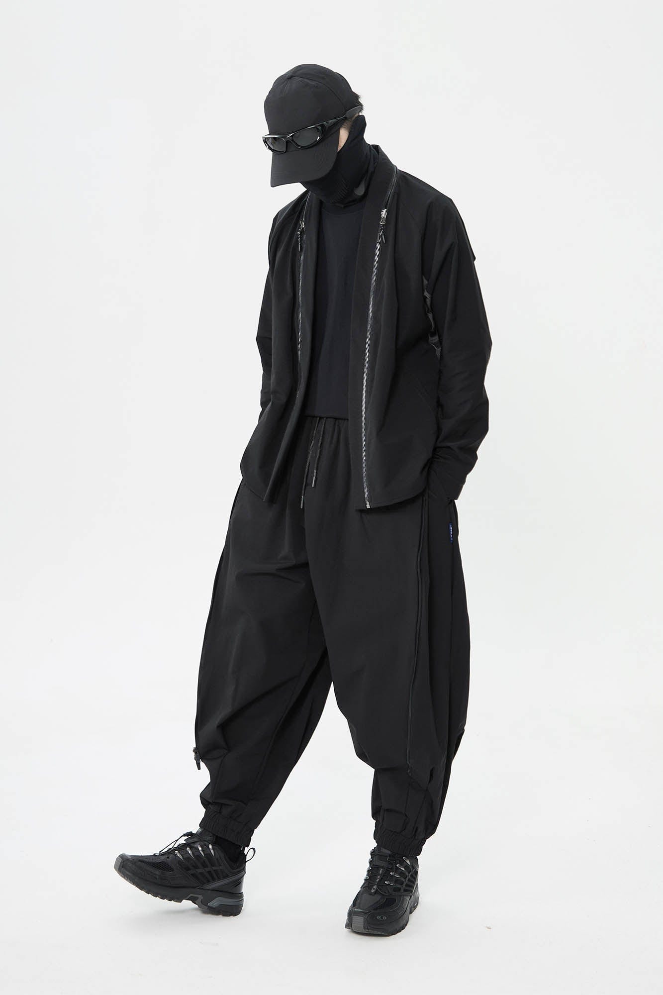 SILENSTORM Tactical Kimono Mesh Spliced Jacket-Jacket-S-Free Shipping Leatheretro