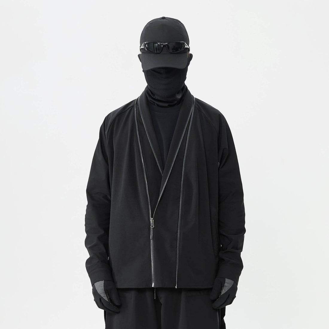 SILENSTORM Tactical Kimono Mesh Spliced Jacket-Jacket-S-Free Shipping Leatheretro