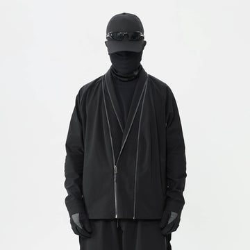 SILENSTORM Tactical Kimono Mesh Spliced Jacket-Jacket-S-Free Shipping Leatheretro