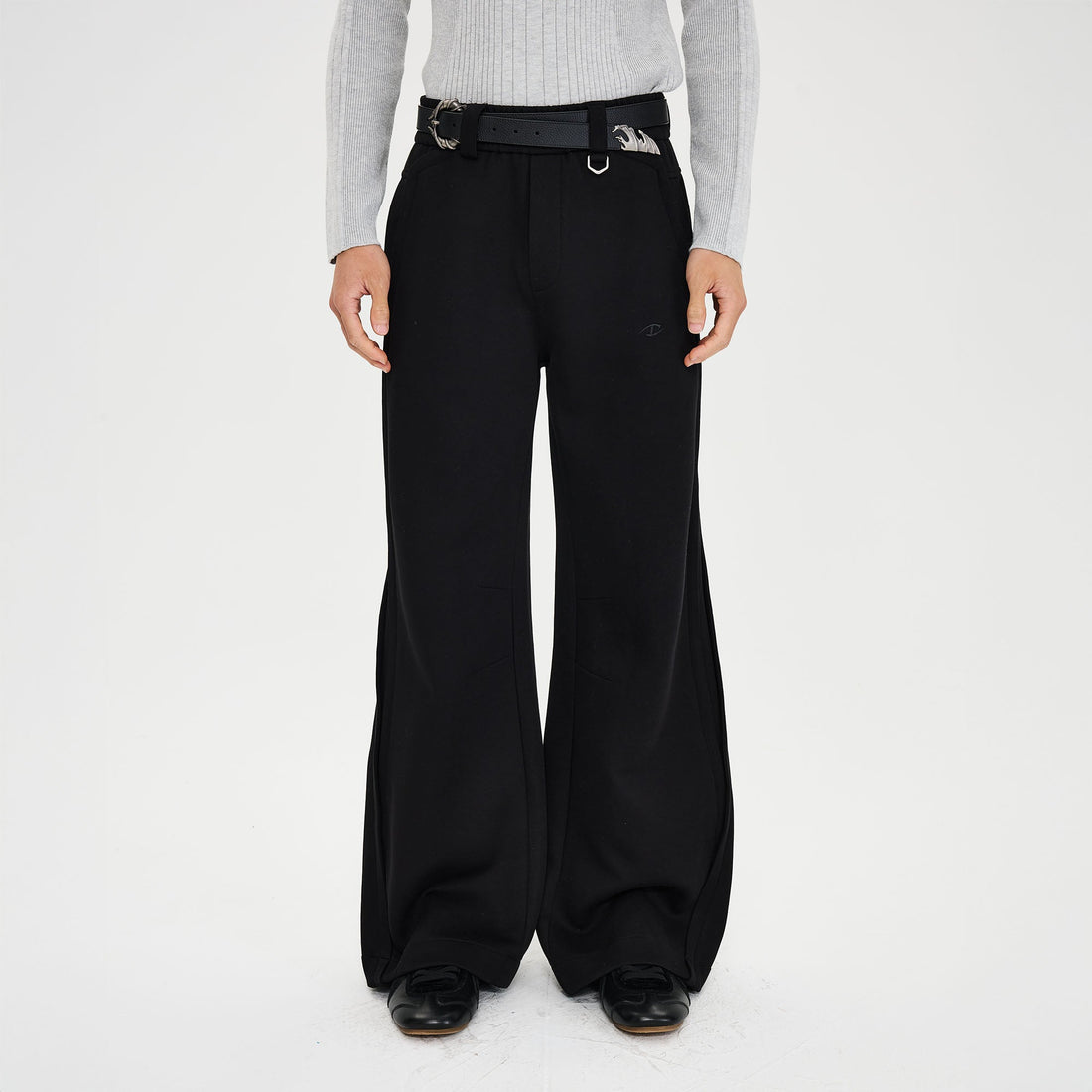 CATSSTAC Essential Panel Straight-Leg Sweatpants-Pants-M-Gray-Free Shipping Leatheretro