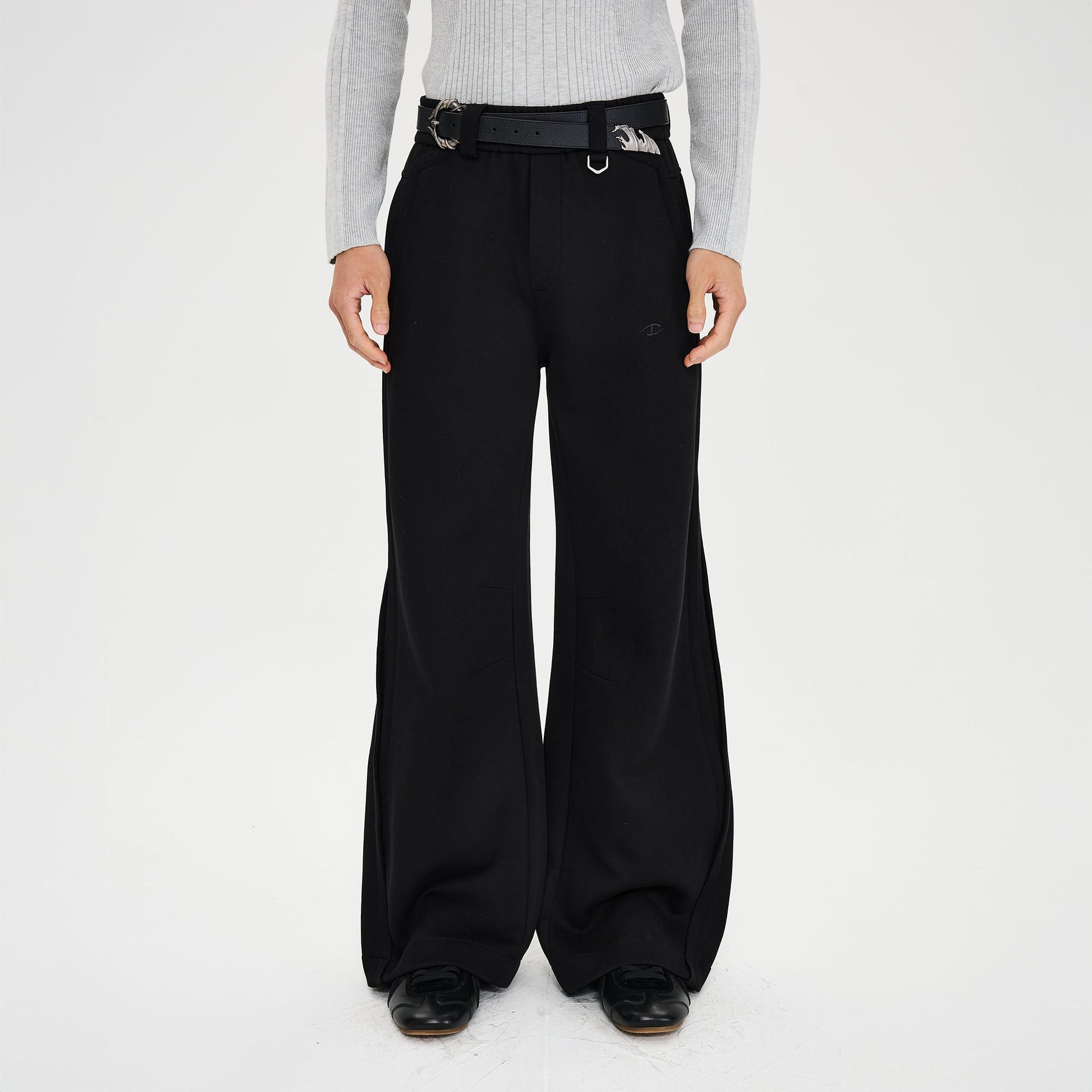 CATSSTAC Essential Panel Straight-Leg Sweatpants-Pants-M-Black-Free Shipping Leatheretro