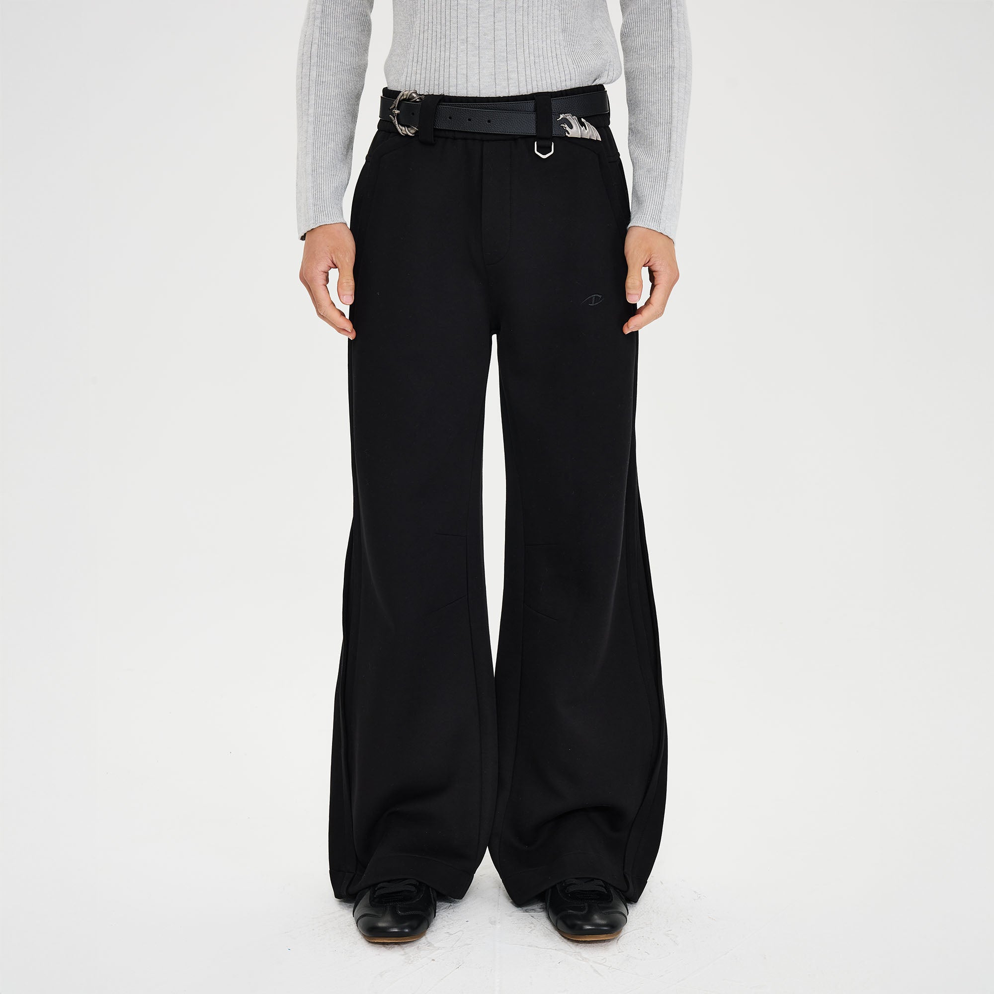 CATSSTAC Essential Panel Straight-Leg Sweatpants-Pants-M-Black-Free Shipping Leatheretro