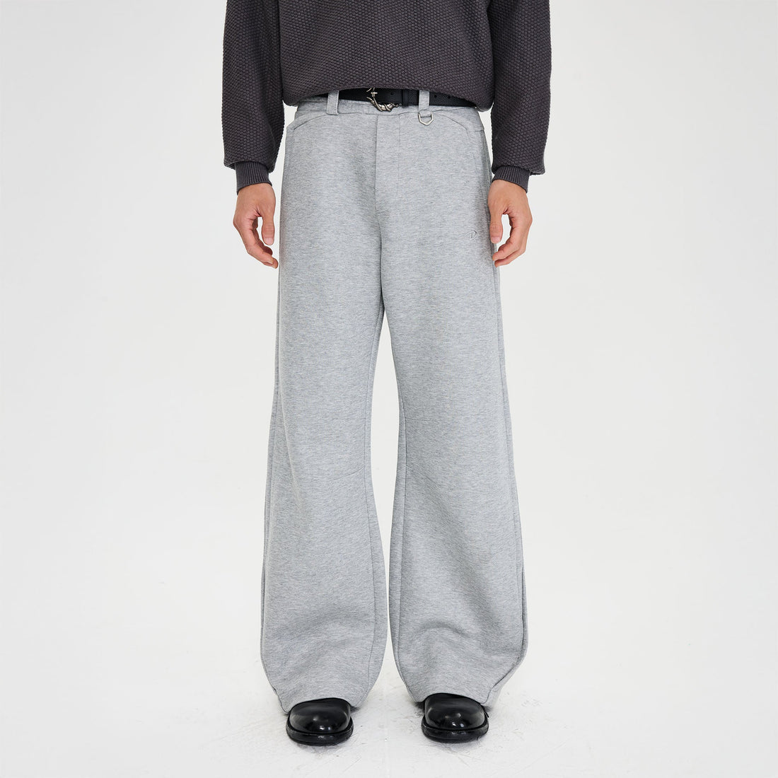 CATSSTAC Essential Panel Straight-Leg Sweatpants-Pants-M-Gray-Free Shipping Leatheretro