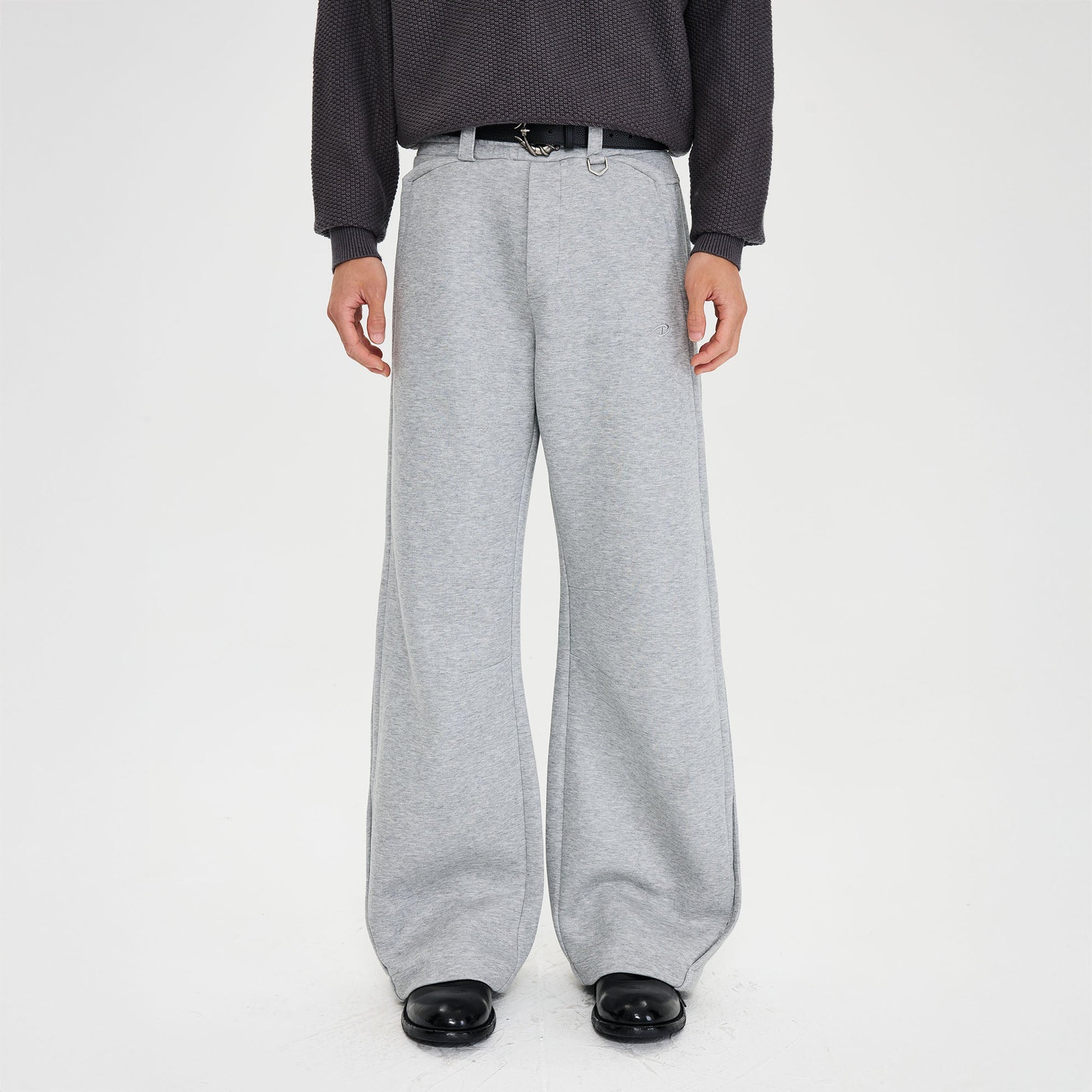 CATSSTAC Essential Panel Straight-Leg Sweatpants-Pants-M-Gray-Free Shipping Leatheretro