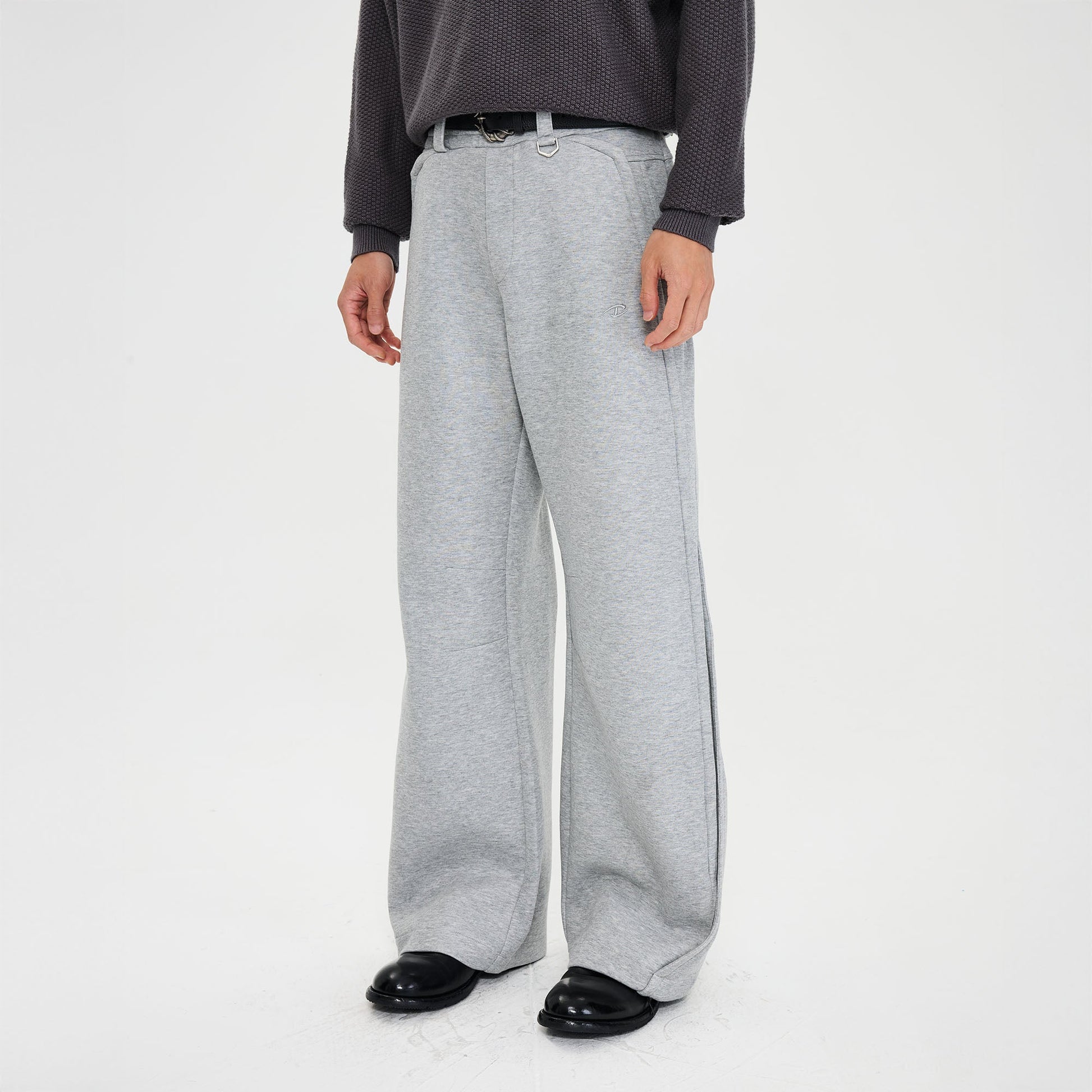 CATSSTAC Essential Panel Straight-Leg Sweatpants-Pants-M-Gray-Free Shipping Leatheretro