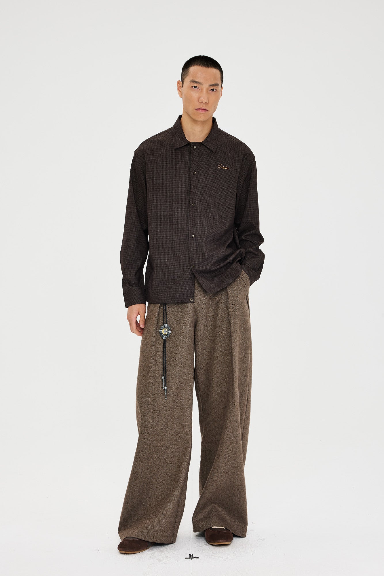 CATSSTAC Retro Gingham Drawstring Hem Boxy Shirt-Shirt-M (Preorder)-Free Shipping Leatheretro