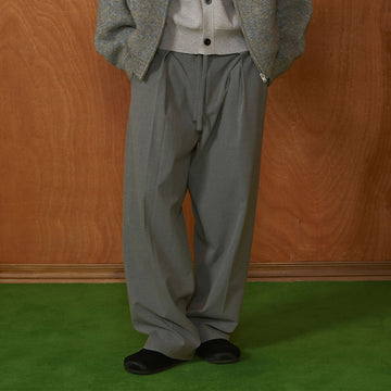 PMW Classic Pleated Fluid Wide-Leg Trousers-Pants-S (Preorder)-Black-Free Shipping Leatheretro