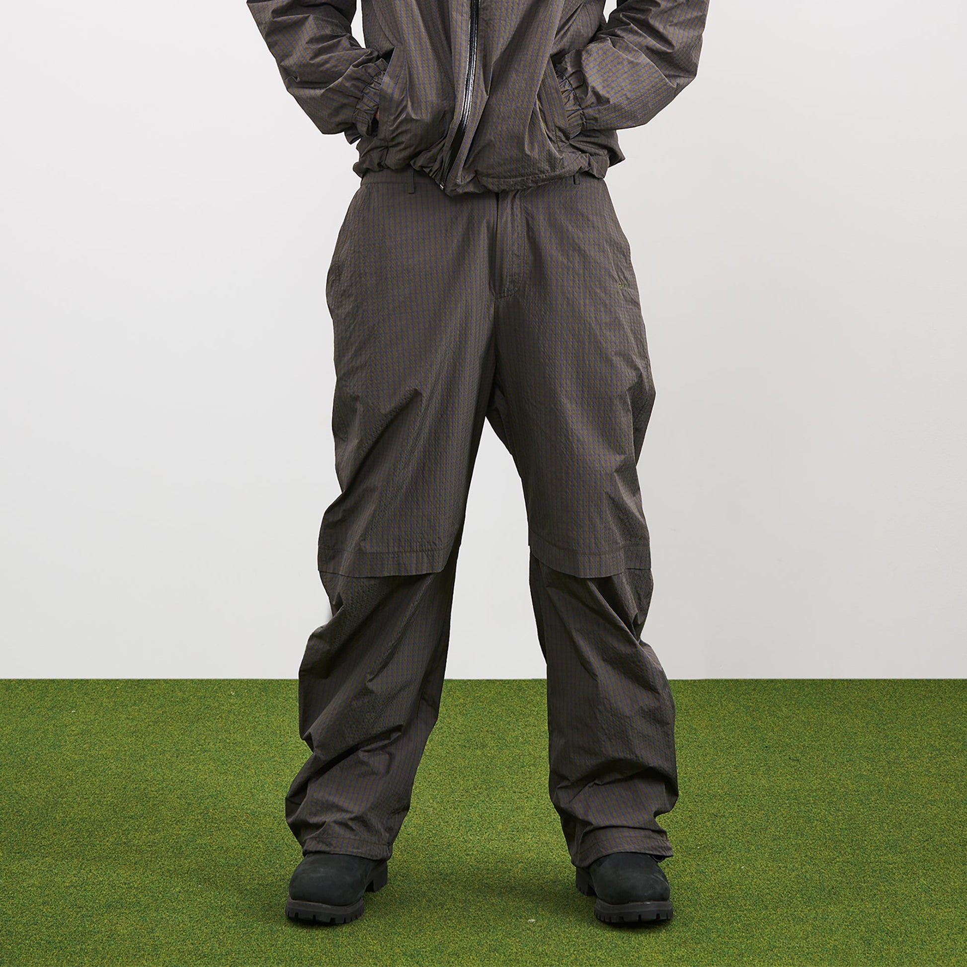 PMW Water-Resistant Plaid Drawstring Pants-Pants-S-Free Shipping Leatheretro