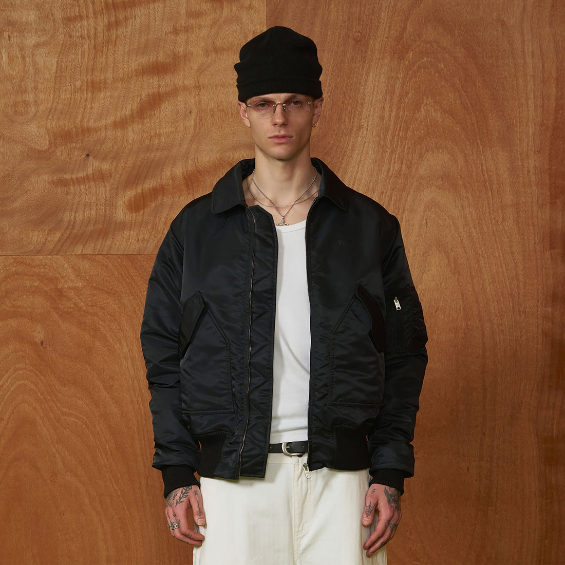 PMW Classic Ruched Insulated Bomber Jacket-Jacket-S-Green-Free Shipping Leatheretro