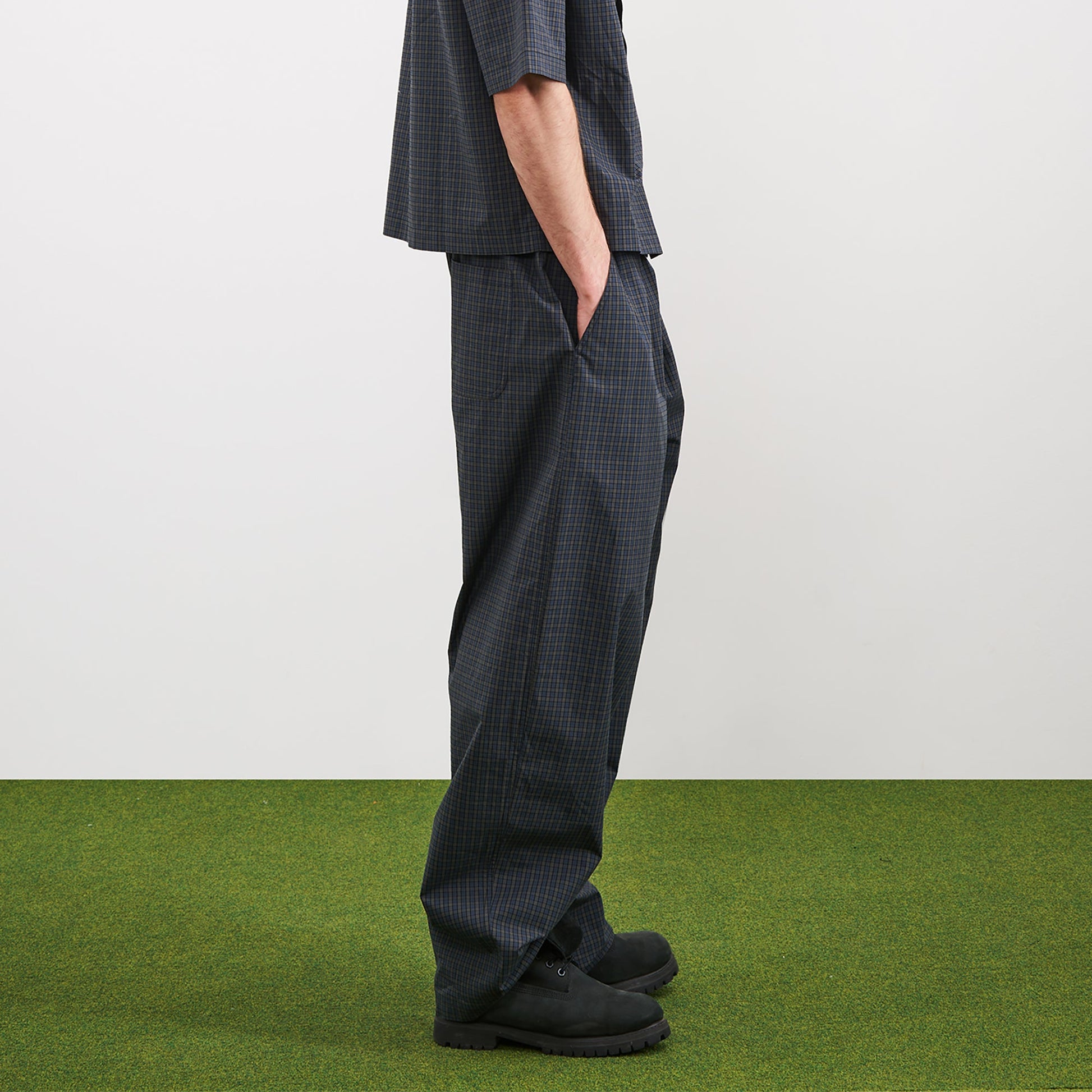 PMW Retro Plaid Drawstring Pants-Pants-S-Free Shipping Leatheretro