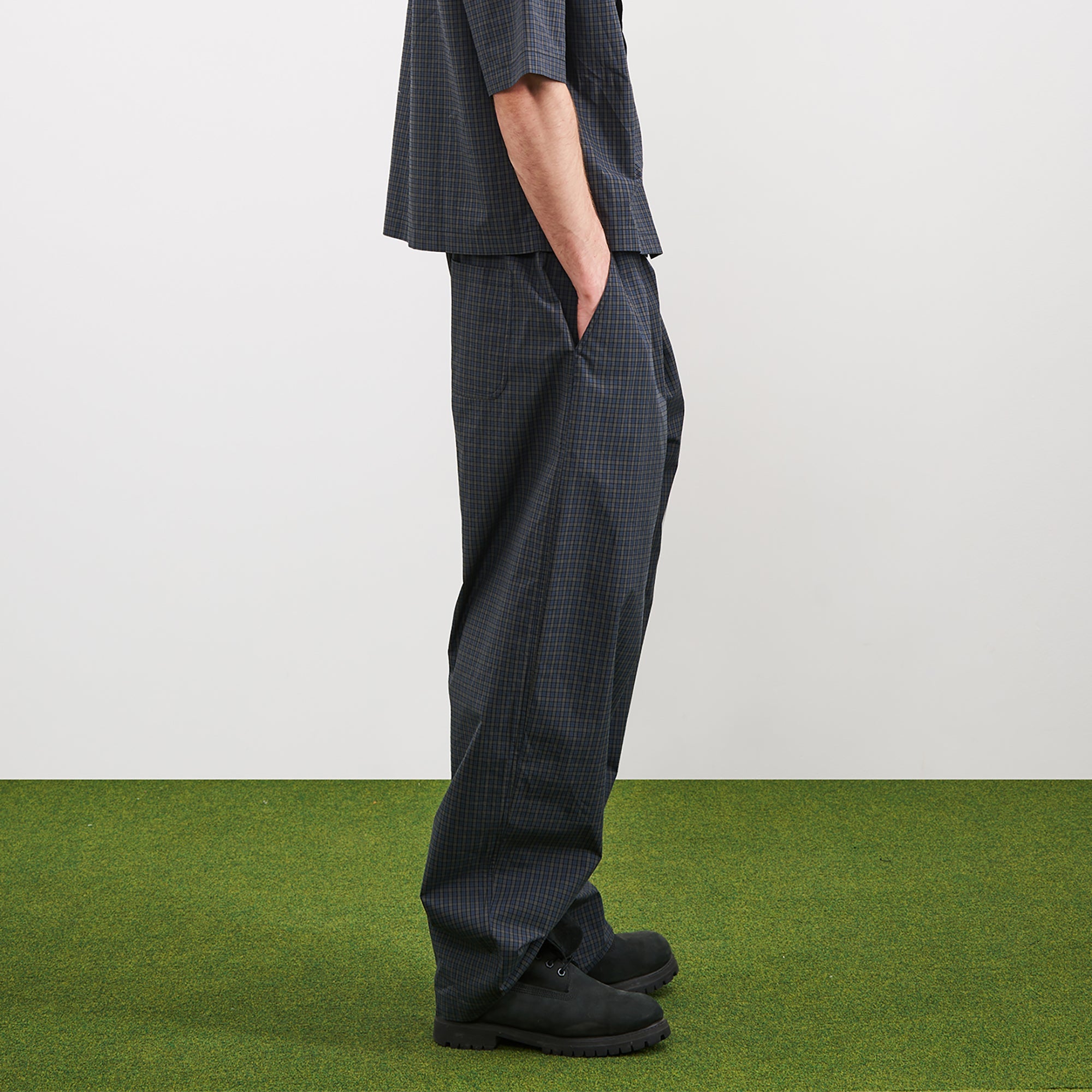 PMW Retro Plaid Drawstring Pants-Pants-S-Free Shipping Leatheretro
